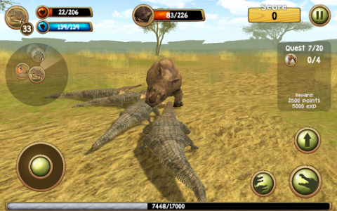 اسکرین شات بازی Wild Crocodile Simulator 3D 3