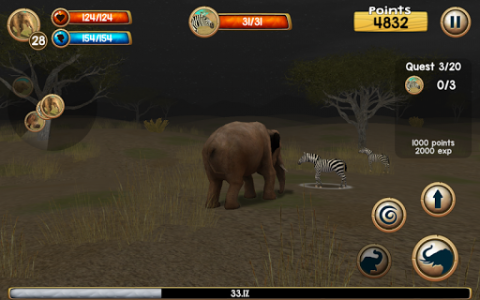 اسکرین شات بازی Wild Elephant Sim 3D 5