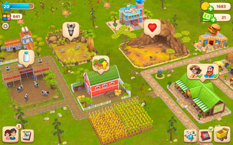 اسکرین شات بازی Animal Garden: Zoo Farm Merge 5