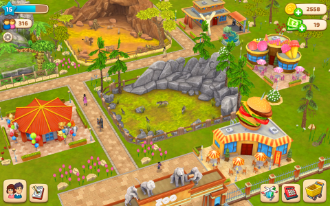 اسکرین شات بازی Animal Garden: Zoo Farm Merge 2