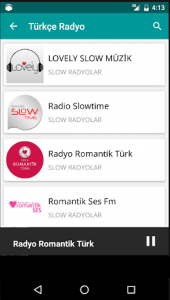 اسکرین شات برنامه Radio Turkey 3