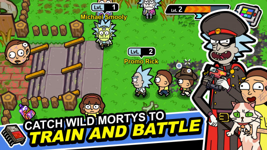 اسکرین شات بازی Rick and Morty: Pocket Mortys 1