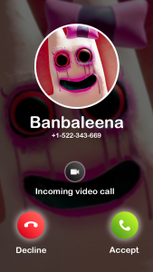 اسکرین شات برنامه Garten of banban Video Call 3