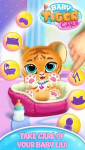اسکرین شات بازی Baby Tiger Care 1