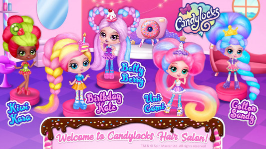 اسکرین شات بازی Candylocks Hair Salon 2