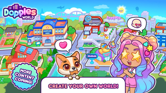 اسکرین شات 1 بازی Dopples World