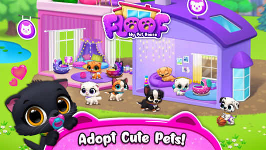 اسکرین شات 2 بازی Floof - My Pet House