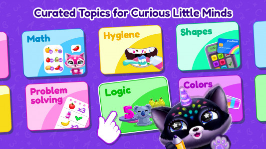 اسکرین شات بازی Fluvsies Academy - Kids Games 2