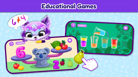 اسکرین شات بازی Fluvsies Academy - Kids Games 3