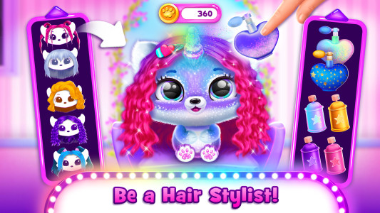 اسکرین شات 2 بازی Fluvsies Hair Salon