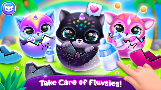 اسکرین شات 2 بازی Fluvsies Pocket World