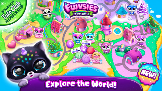 اسکرین شات بازی Fluvsies Pocket World 1