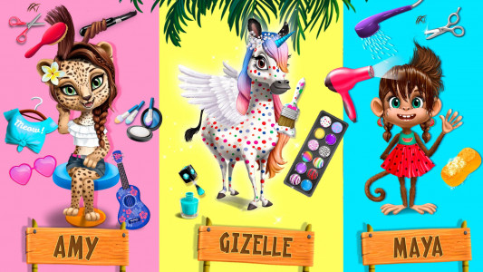 اسکرین شات 4 بازی Jungle Animal Hair Salon 2