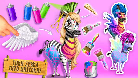 اسکرین شات 8 بازی Jungle Animal Hair Salon 2