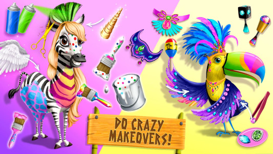 اسکرین شات 6 بازی Jungle Animal Hair Salon 2