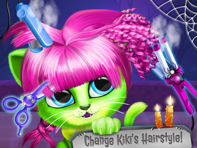 اسکرین شات بازی Kiki & Fifi Halloween Salon 8