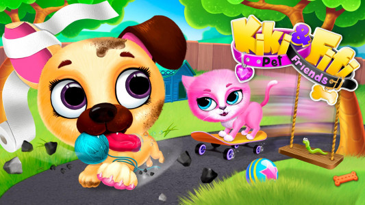 اسکرین شات بازی Kiki & Fifi Pet Friends 3