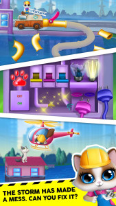 اسکرین شات 5 بازی Kitty Meow Meow City Heroes