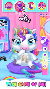 اسکرین شات بازی My Baby Unicorn - Virtual Pony Pet Care & Dress Up 5