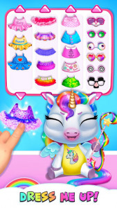 اسکرین شات بازی My Baby Unicorn - Virtual Pony Pet Care & Dress Up 2