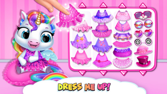اسکرین شات 2 بازی My Baby Unicorn - Pony Care