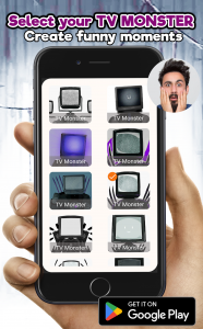 اسکرین شات 2 برنامه Monster titan tv man fake Call