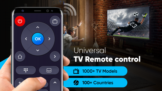 اسکرین شات برنامه Universal Smart Tv Remote Ctrl 1