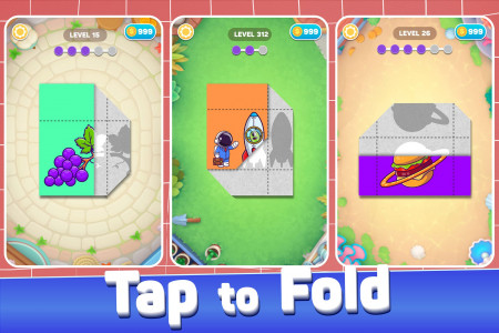 اسکرین شات بازی Paper Fold Puzzle - Fold It 1
