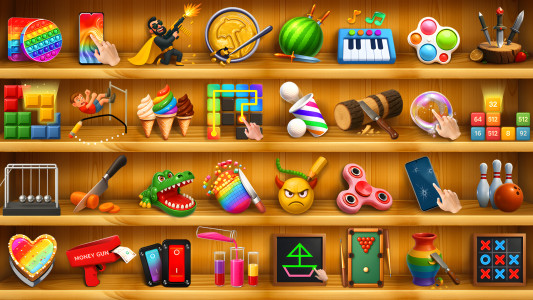 اسکرین شات 1 بازی Mini Games and Relaxing Toys
