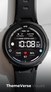اسکرین شات 1 برنامه TVV Digital 3 Watch Face