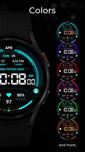 اسکرین شات 3 برنامه TVV Digital 3 Watch Face