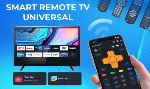 اسکرین شات برنامه Smart TV Remote Control & Cast 1