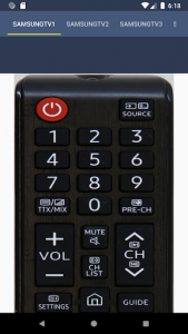 اسکرین شات برنامه Remote Control For Samsung TV 2