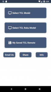 اسکرین شات برنامه TCL Roku TV Remote 1