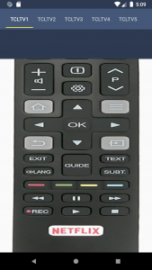 اسکرین شات برنامه TCL Roku TV Remote 3