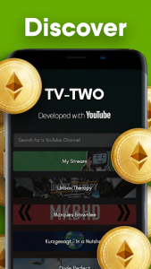 اسکرین شات برنامه TV-TWO: Watch & Earn Rewards - Get BTC & Get ETH 1