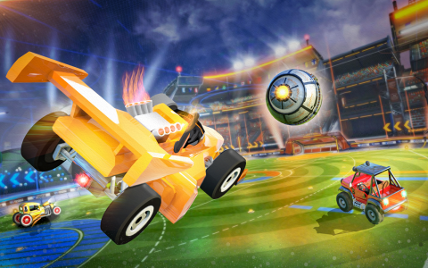 اسکرین شات بازی Rocket Car Soccer league 4