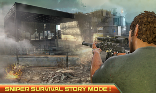 اسکرین شات برنامه Sniper 3D Survival Battle - FPS Shooter Offline 1