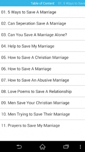 اسکرین شات برنامه Audiobook - Save Your Marriage 1
