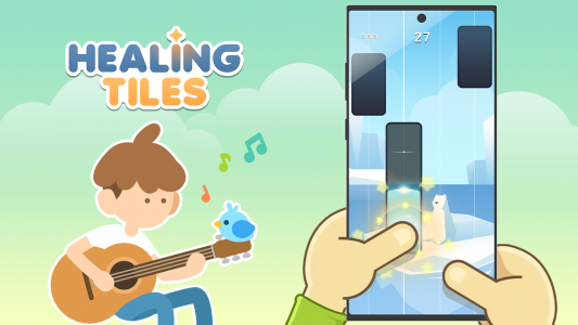 اسکرین شات بازی Healing Tiles : Guitar & Piano 1