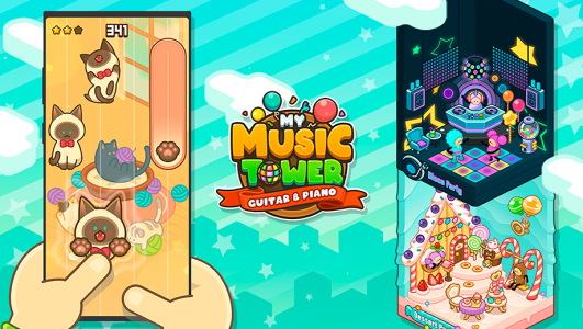 اسکرین شات بازی Music Tower: Tap Tiles 1