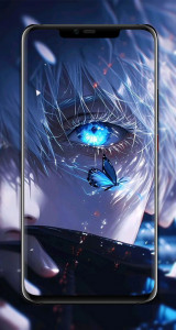 اسکرین شات 1 برنامه Anime Eyes Wallpaper 4K