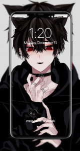 اسکرین شات 3 برنامه Anime Cat Boy Wallpaper