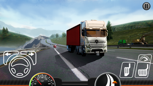 اسکرین شات برنامه Euro Truck Transport Cargo Sim 1