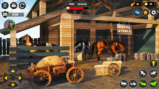 اسکرین شات برنامه Horse Cart Transport Taxi Game 6