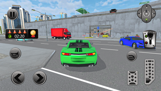 اسکرین شات بازی Sports Car Parking: Car Games 2