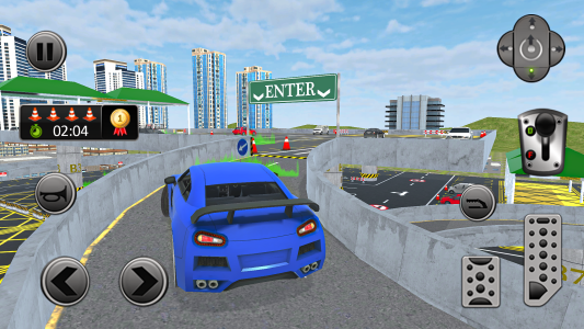 اسکرین شات بازی Sports Car Parking: Car Games 4