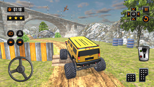 اسکرین شات بازی Offroad Jeep Car Parking Games 5