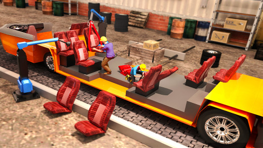 اسکرین شات 2 برنامه Bus Mechanic Simulator: Repair