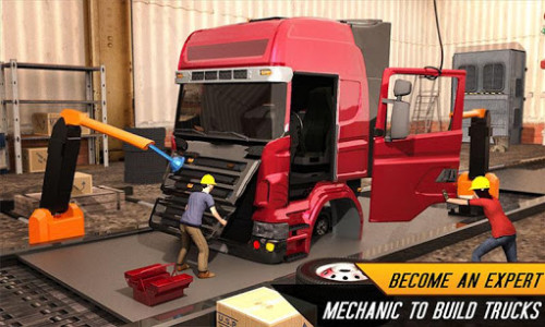 اسکرین شات بازی Truck Builder Auto Repair Mechanic Simulator Games 3